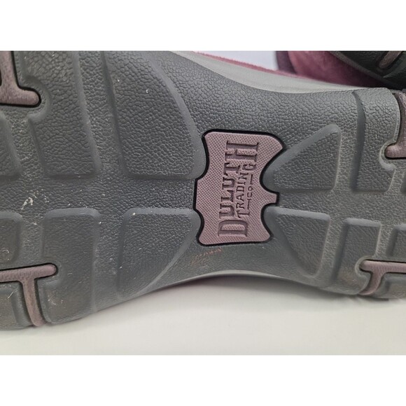 Duluth Trading Co Women Boot 8.5 Purple Suede Steel Creek Ankle Hiking Outdoorsy - Picture 11 of 11